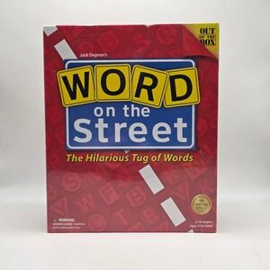 Word on the Street Board Game Out of the Box Jack Degnan Mensa Select New Sealed